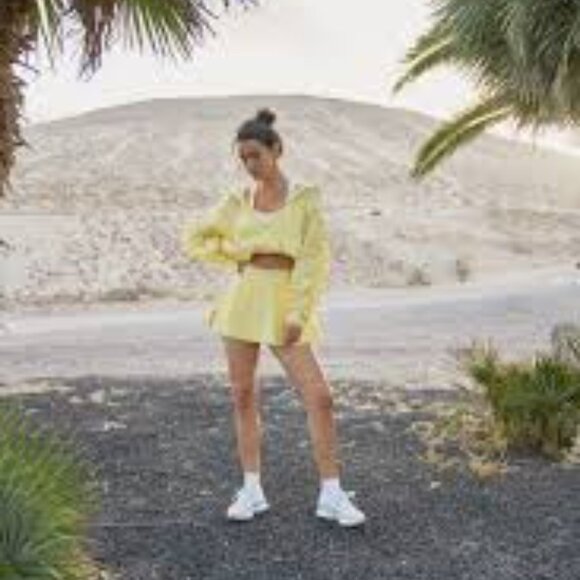 Yellow Mini Skirt - Picture 2 of 4